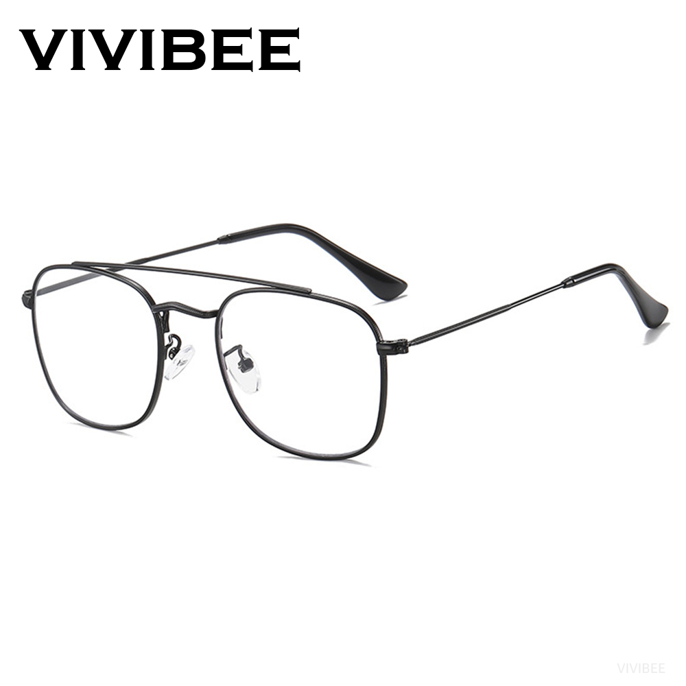 Gaming Glasses Blue - VIVIBEE rétro Aviation lumière bleue bloquant