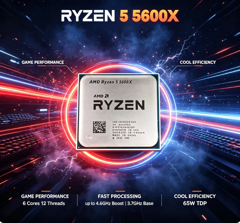Amd Cpu Ryzen 5 - Processeur AMD Ryzen 5 5600X d'occasion