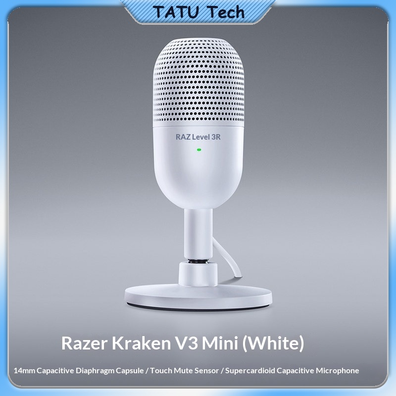 Streaming Mic Condenser - Microphone à condensateur USB Razer Seiren