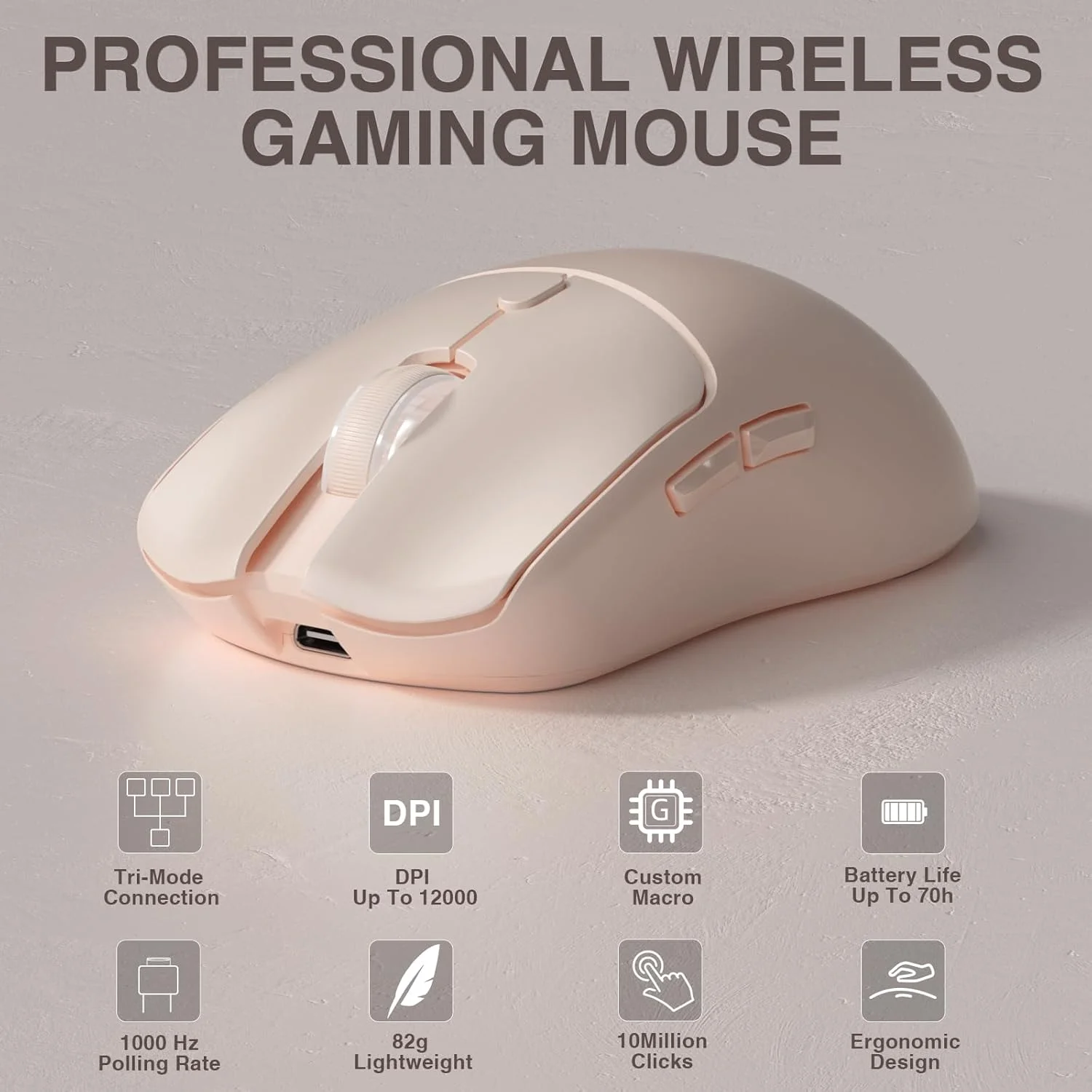 Esports Gaming Mouse - Souris de jeu sans fil AULA