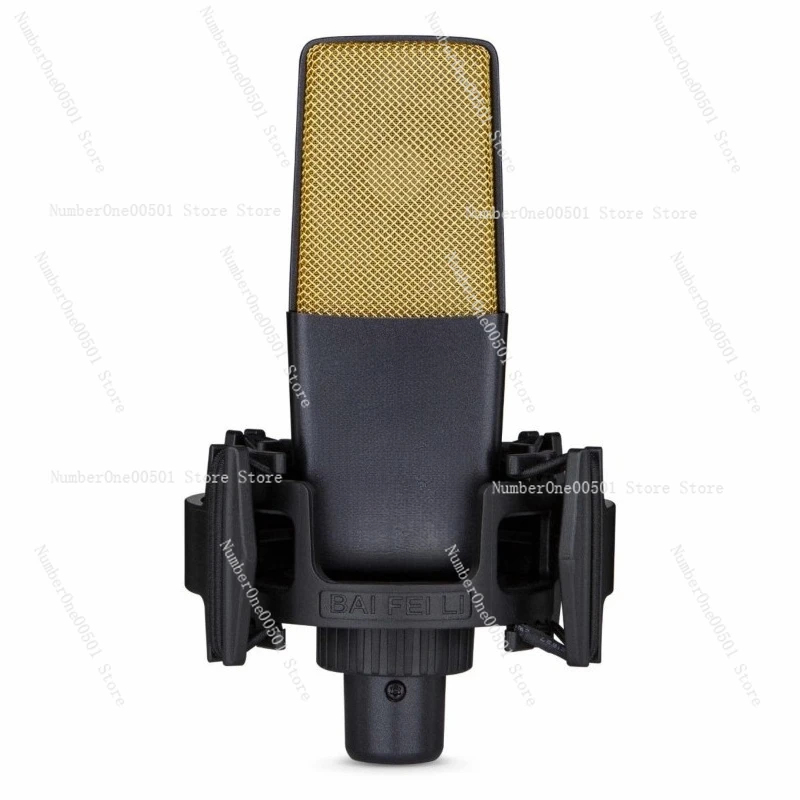 Streaming Mic Condenser - Microphone à condensateur professionnel C414, alimentation