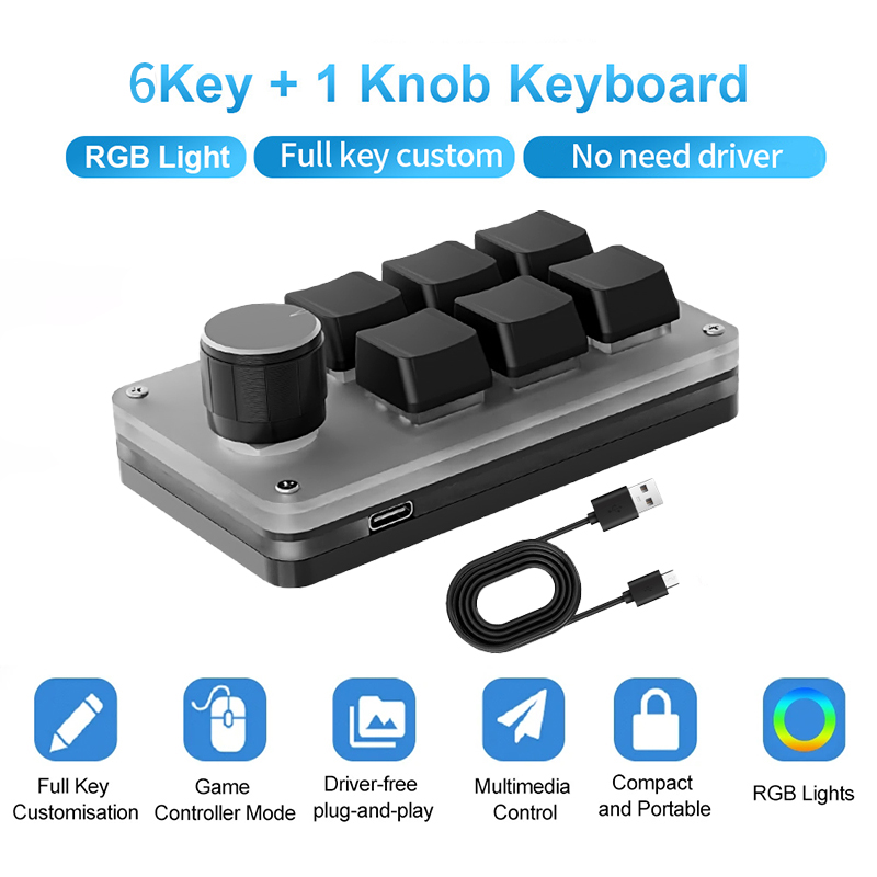 Elgato Stream Deck - Mini clavier mécanique Macro, 6 touches,