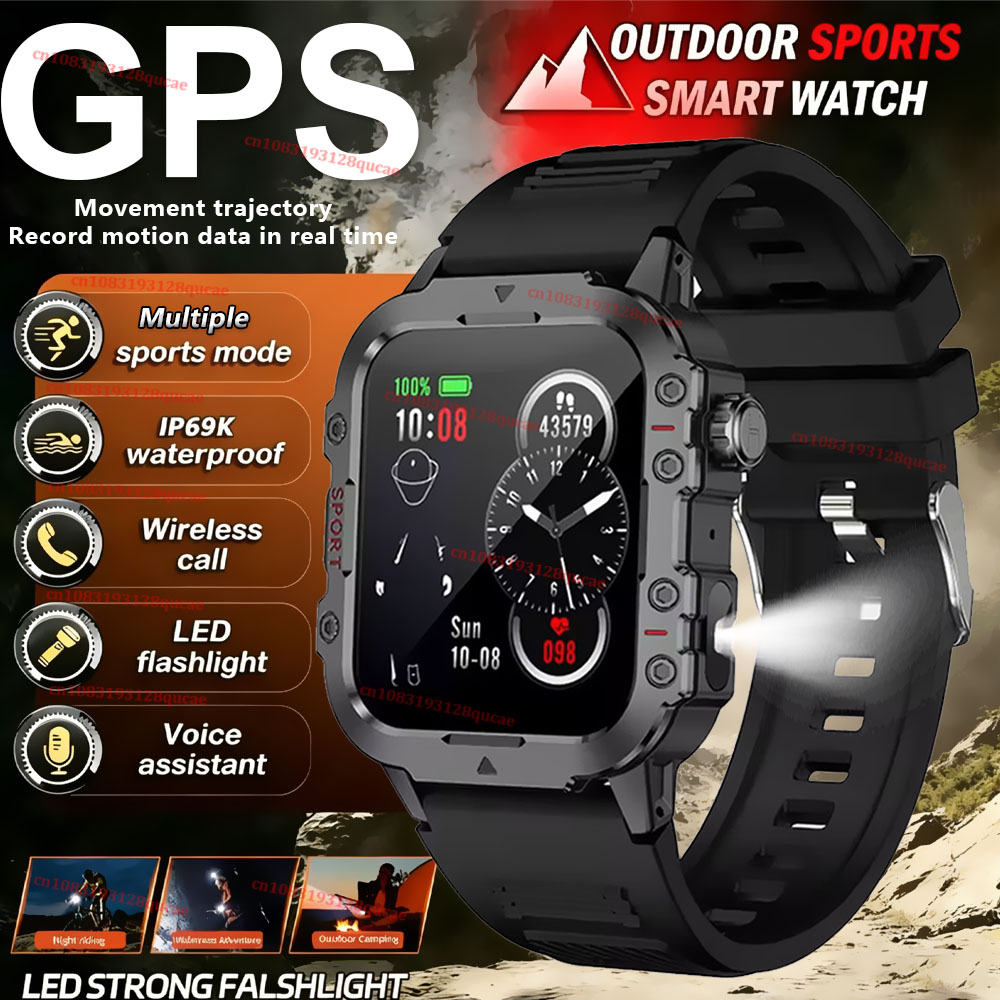 Phase Esports & Gaming Festival - Nouvelle montre connectée militaire pour hommes,