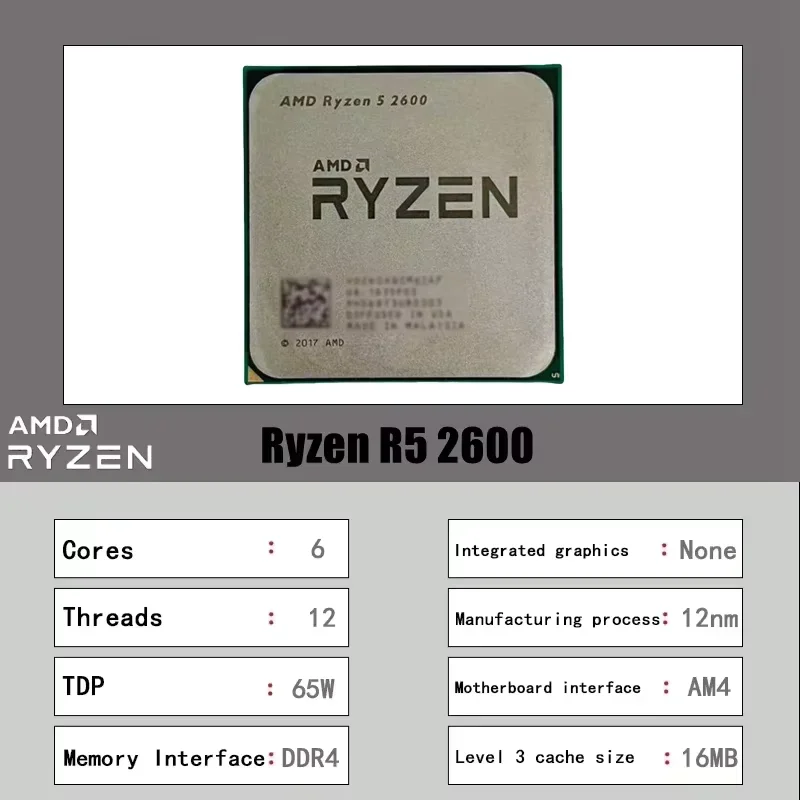Processeur de jeu pour ordinat - Amd Cpu Ryzen 5 avis et prix