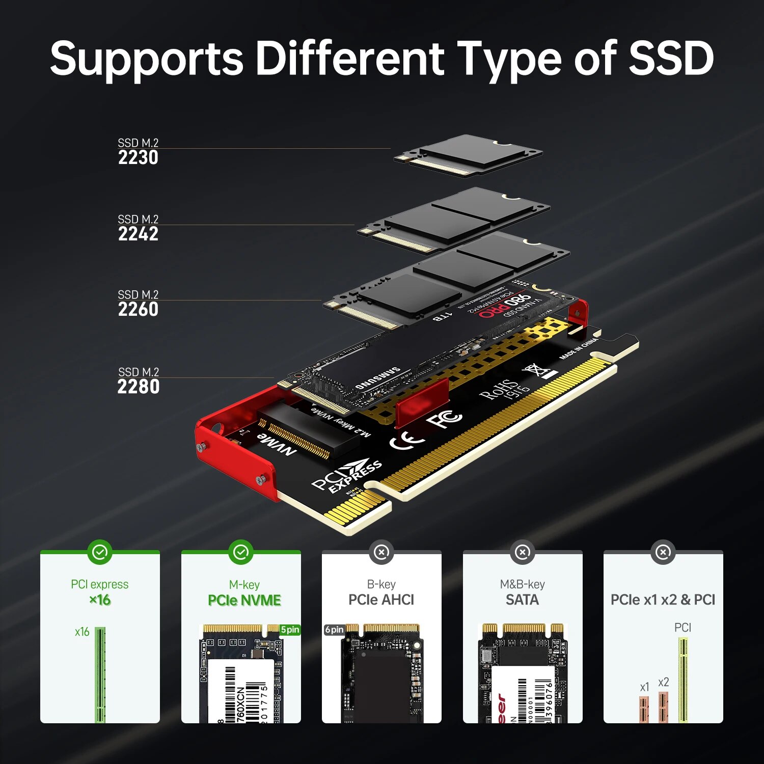 Adaptateur JEYI M.2 NVMe vers  - Samsung Ssd 990 Pro avis et prix