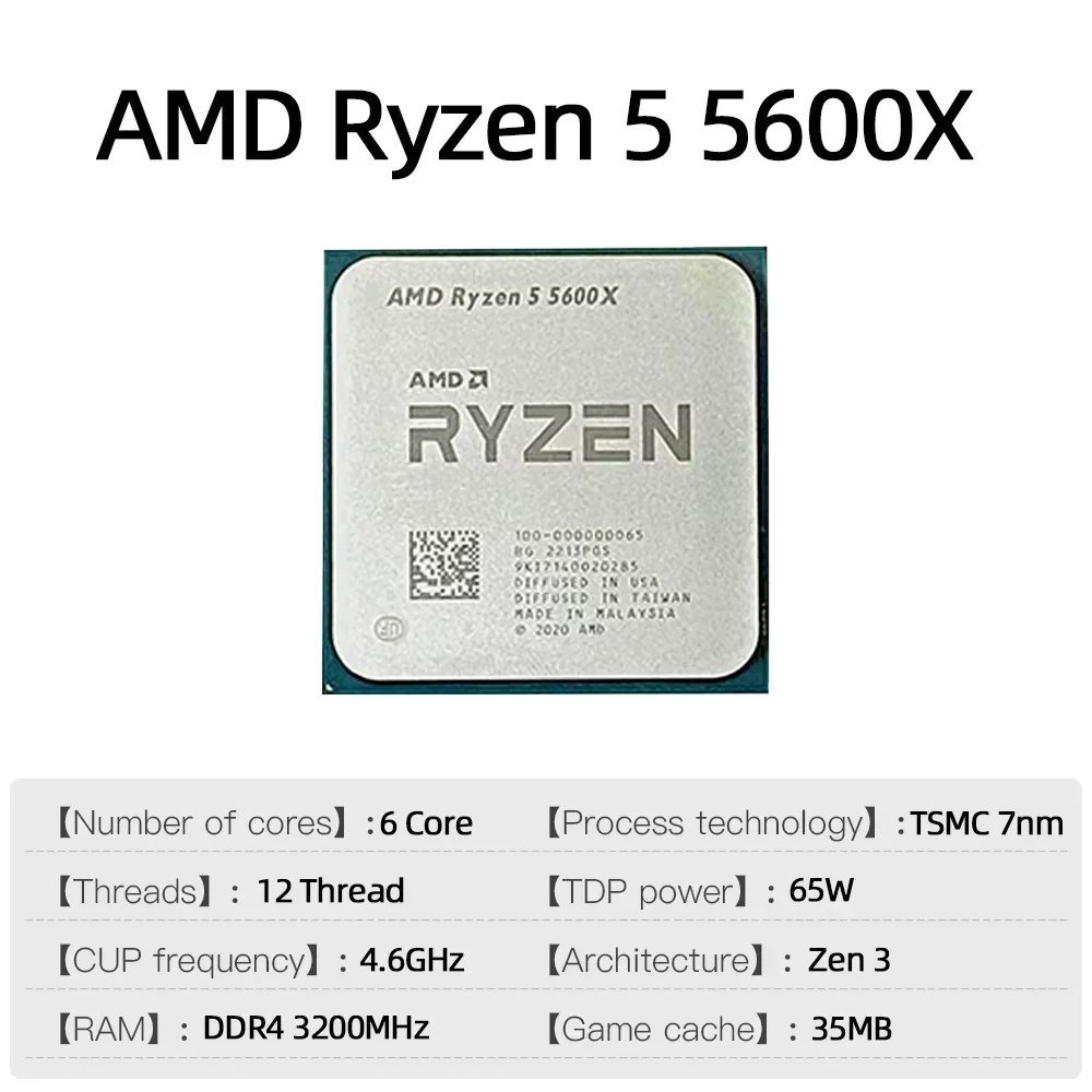 Processeur AMD Ryzen 5 5600X d - Amd Cpu Ryzen 5 avis et prix