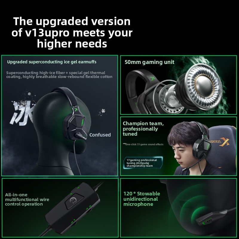 XIBERIA V13 PRO casque de jeu  - Gaming Headset 7.1 avis et prix