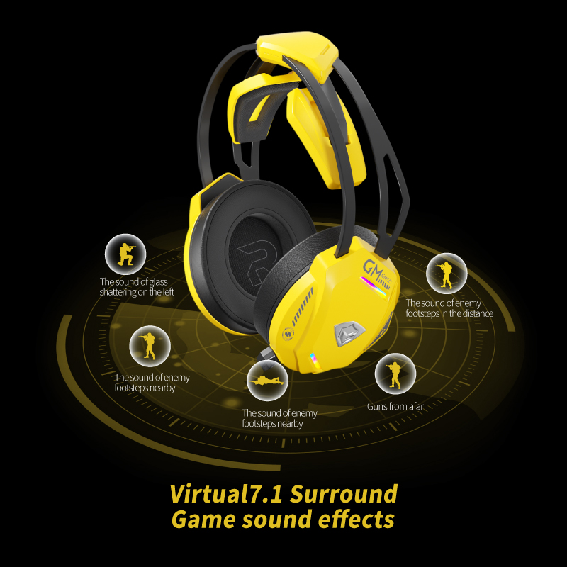 Casque de jeu EPZ GM50, casque - Gaming Headset 7.1 avis et prix