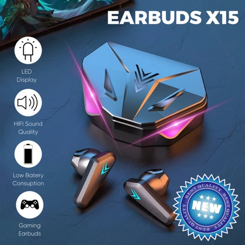 1PCS X15 TWS X15 Pro Écouteurs - Esports Gaming Headset avis et prix