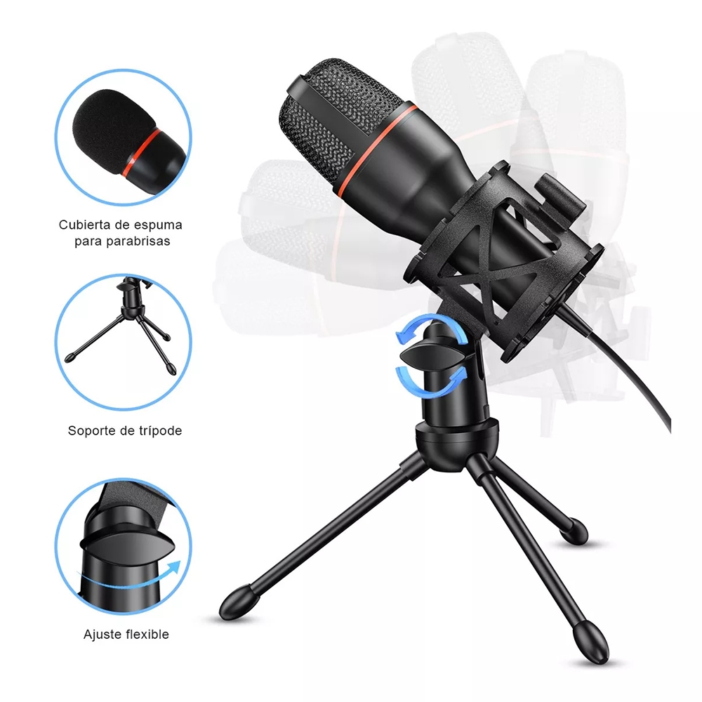 Microphone à condensateur prof - Streaming Mic Condenser avis et prix