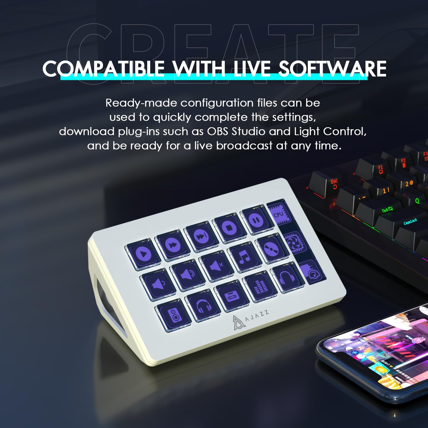 ATTACK SHARK x AJAZZ AKP153 ST - Elgato Stream Deck avis et prix