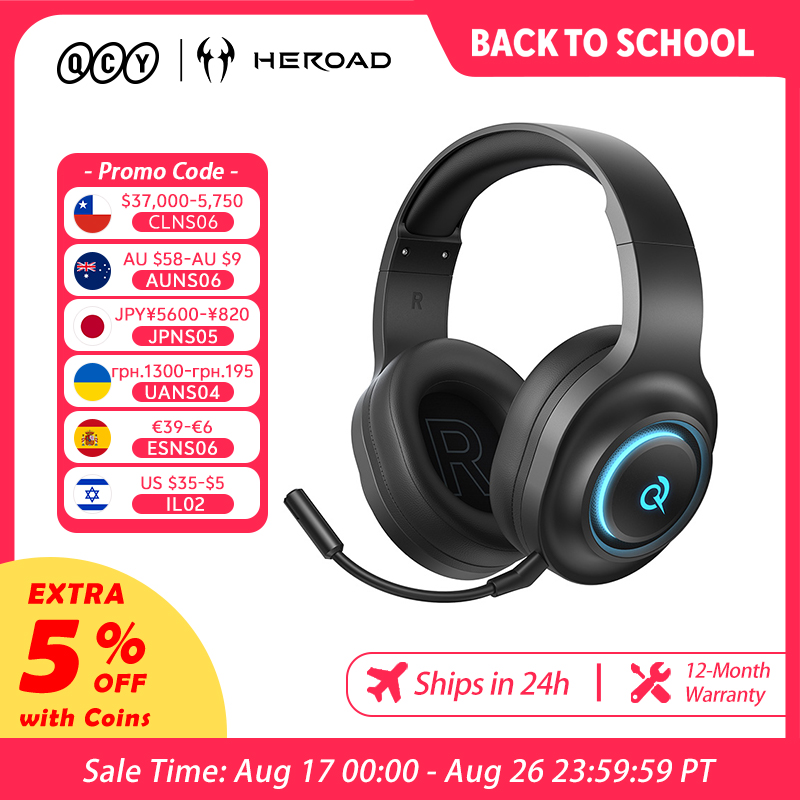 Casque de jeu QCY Heroad V200  - Gaming Headset 7.1 avis et prix
