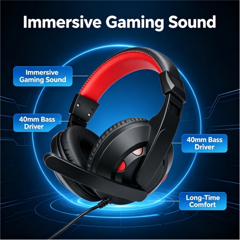 Casque audio supra-auriculaire - Esports Online Gaming avis et prix