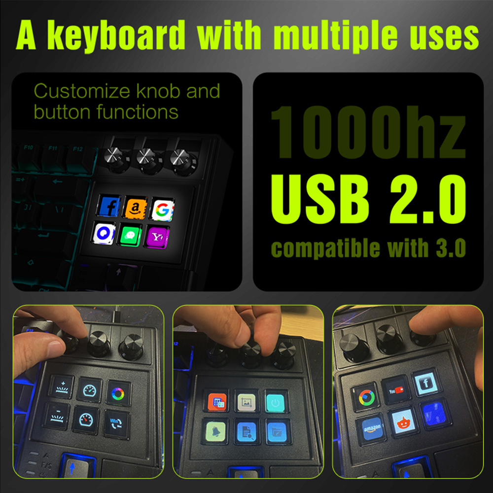 MRSVI K1 PRO visuel LCD AI cla - Elgato Stream Deck avis et prix