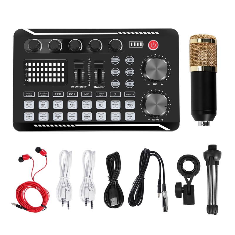 Kit de carte son F998, kit de  - Streaming Mic Condenser avis et prix