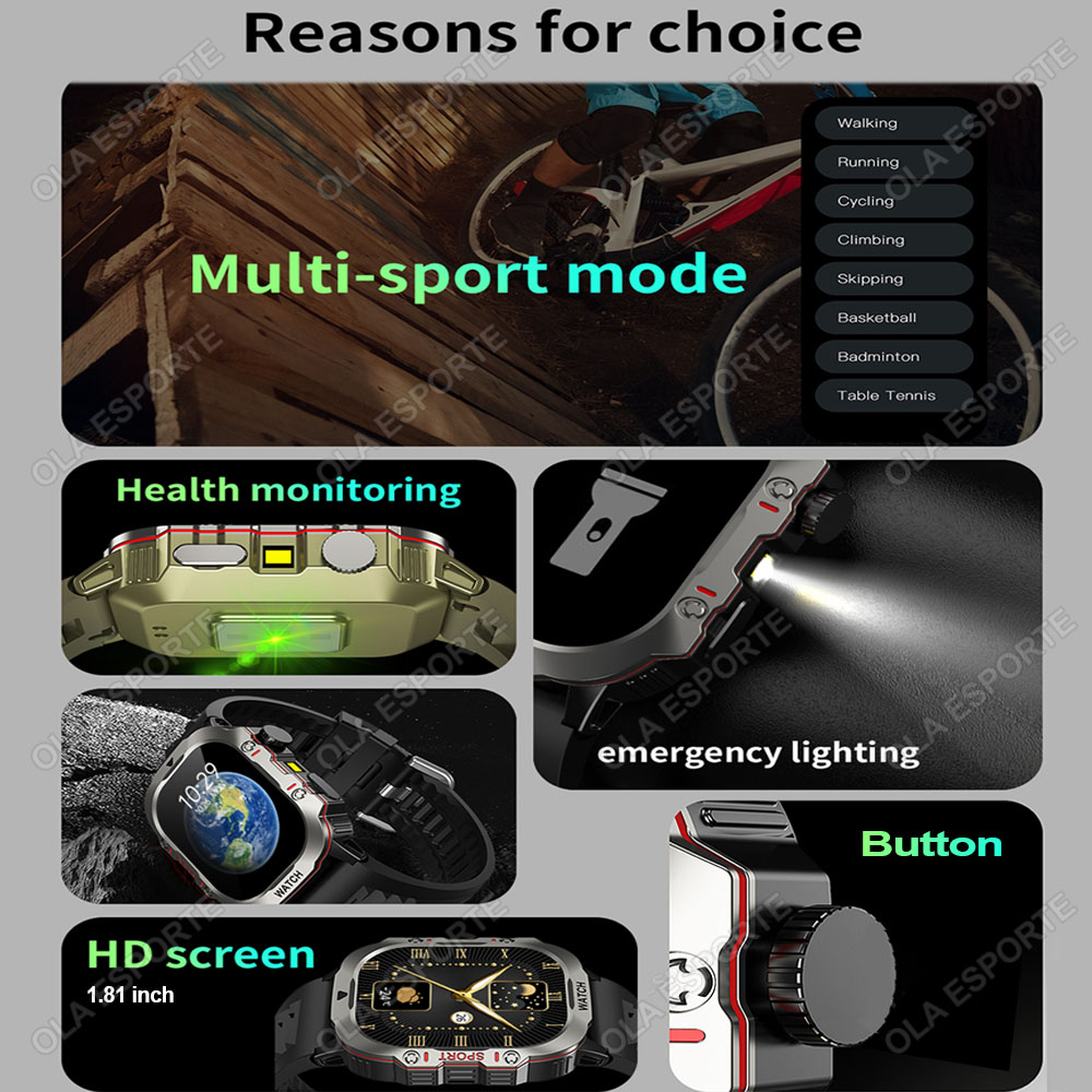 Montre connectée militaire 202 - Phase Esports & Gaming Festival avis et prix