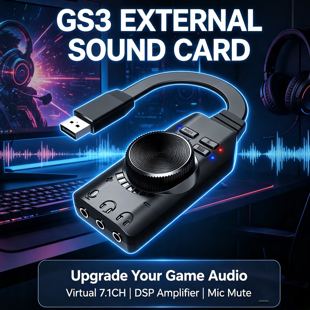 Adaptateur USB 3,5 mm 7.1 cana - Gaming Headset 7.1 avis et prix