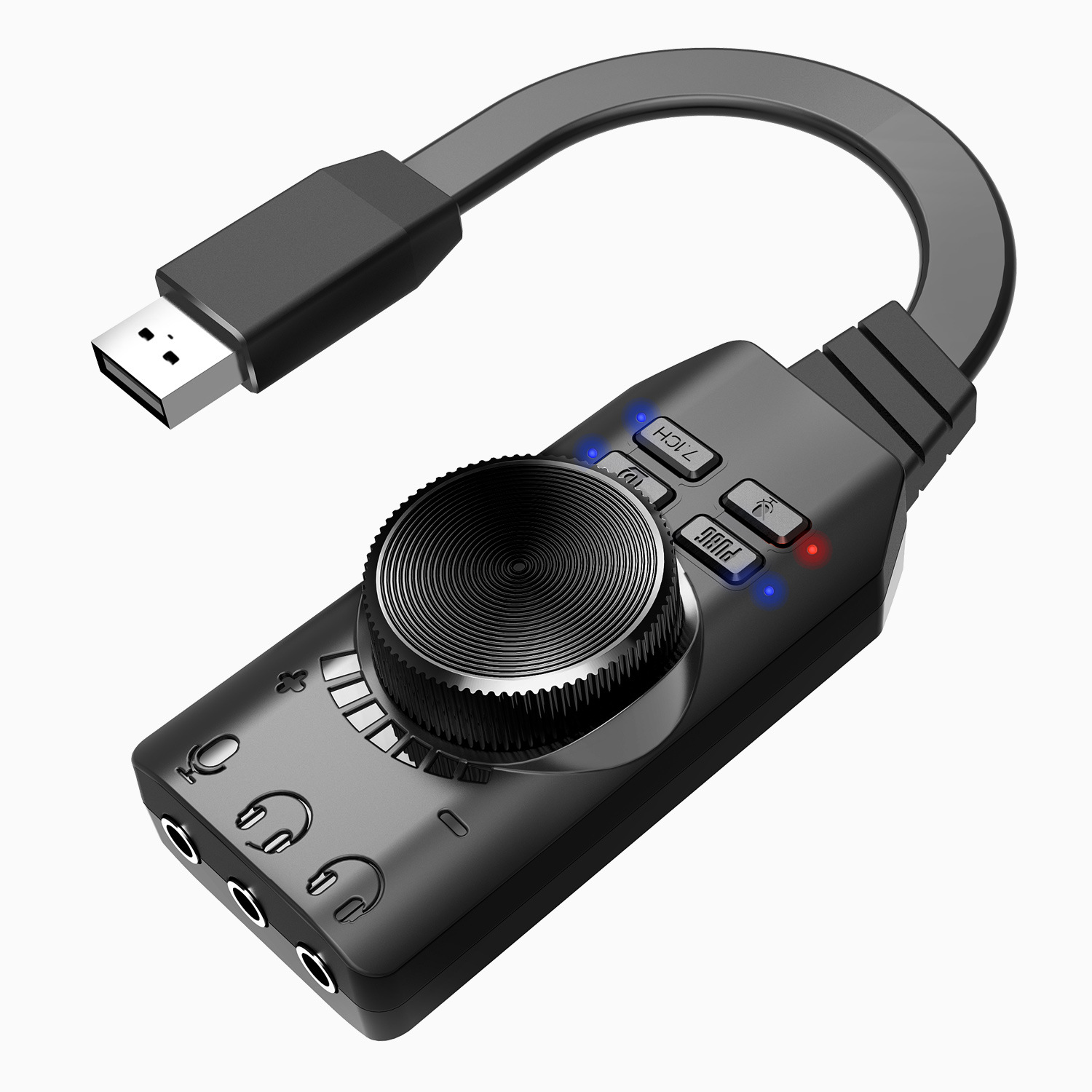 Adaptateur USB 3,5 mm 7.1 cana - Gaming Headset 7.1 avis et prix