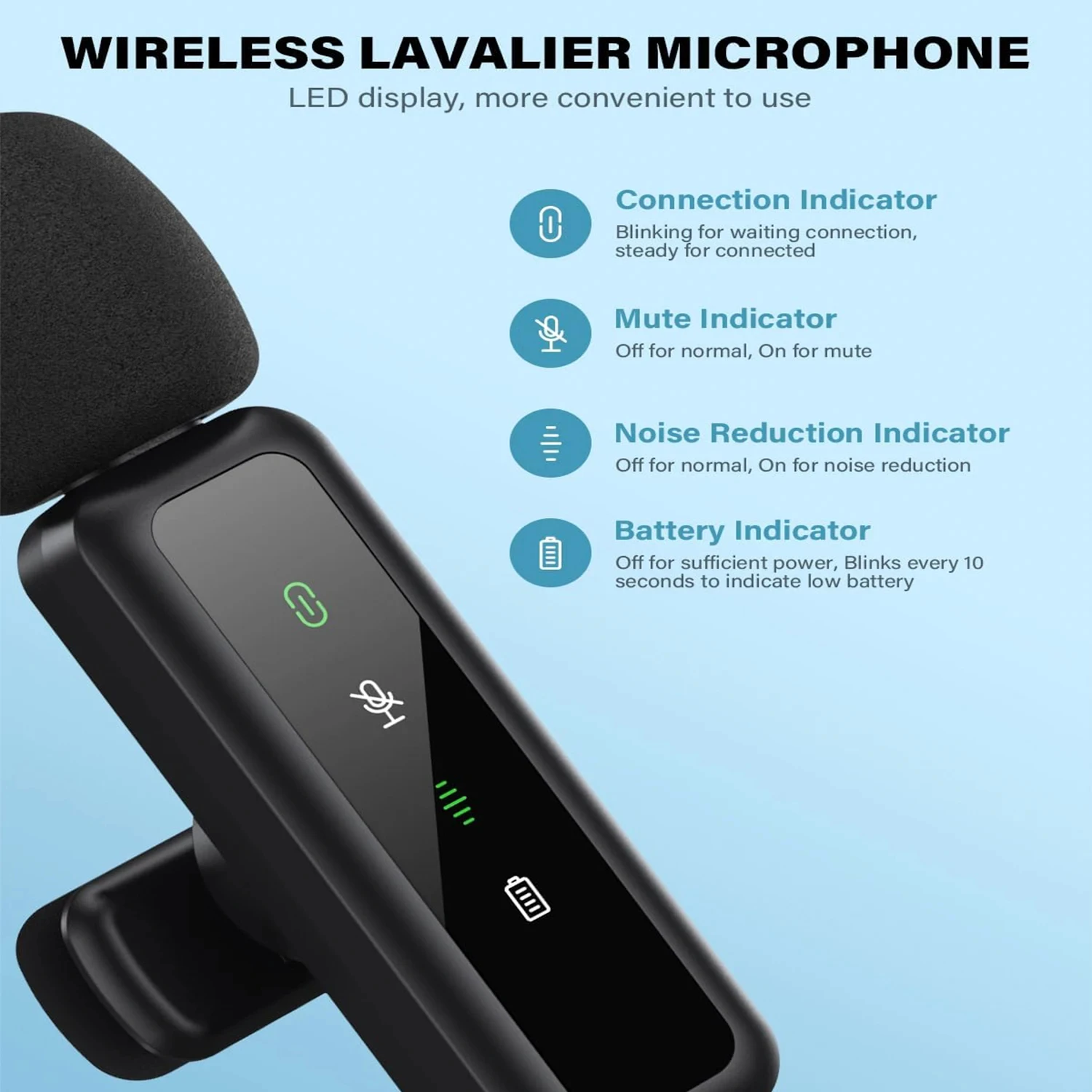 Microphone sans fil Lavalier,  - Streaming Mic Condenser avis et prix